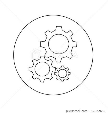 Gear icon illustration design 32022632