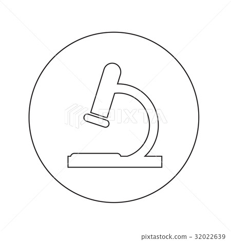 microscope icon illustration design 32022639