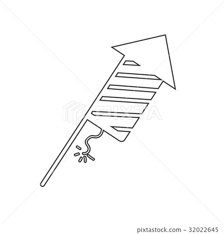 firework icon illustration design 32022645
