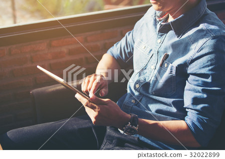 Cropped image of handsome young businessman Cropped image of handsome young businessman 32022899