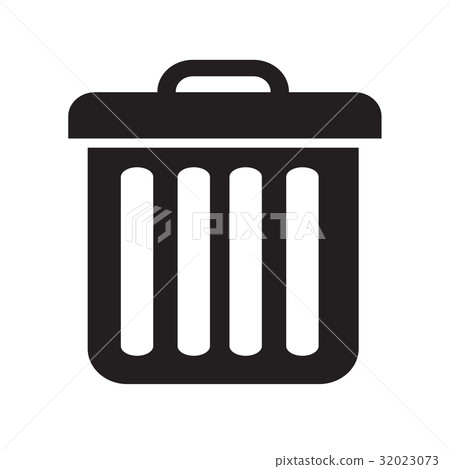 trash bin icon illustration design trash bin icon illustration design 32023073