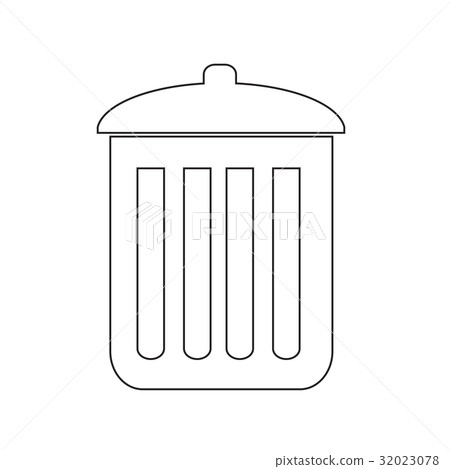 trash bin icon illustration design trash bin icon illustration design 32023078