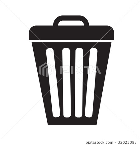 trash bin icon illustration design trash bin icon illustration design 32023085
