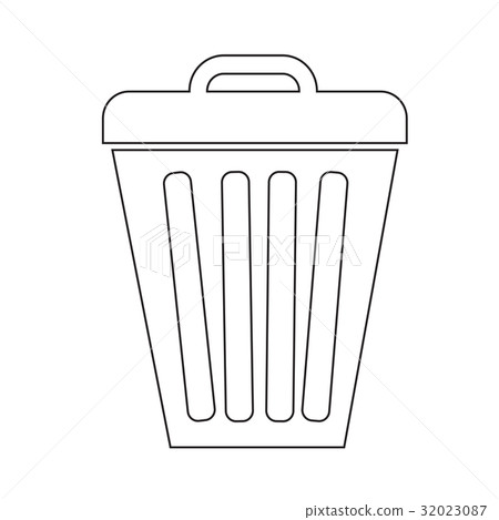 trash bin icon illustration design trash bin icon illustration design 32023087