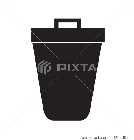 trash bin icon illustration design trash bin icon illustration design 32023091