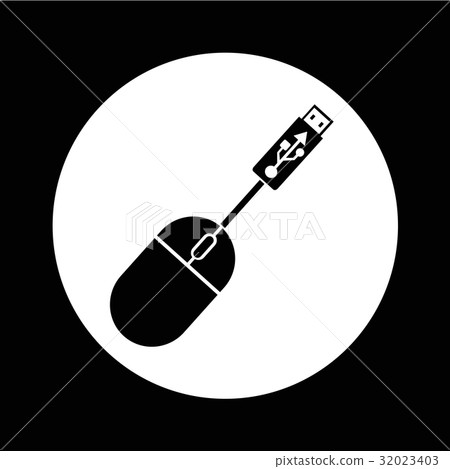 Usb Computer Mouse Icon illustration design Usb Computer Mouse Icon illustration design 32023403