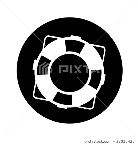 lifebuoy icon illustration design lifebuoy icon illustration design 32023425