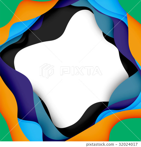 3d vector abstract background with cut shapes 3d vector abstract background with cut shapes 32024017