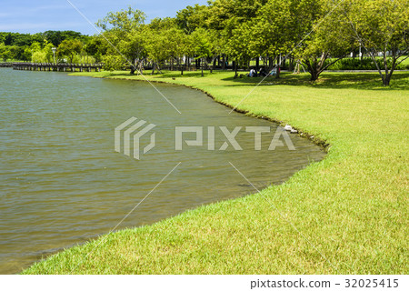 beautiful city park in Tainan, Taiwan 32025415