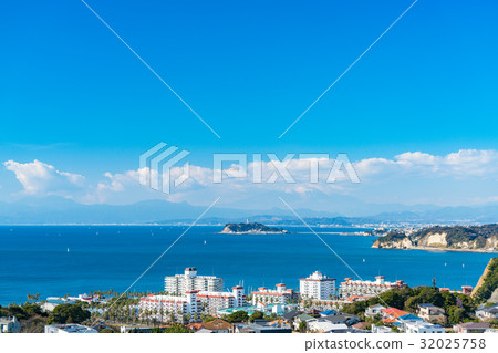 “神奈川縣”觀看江之島的自然景觀 32025758