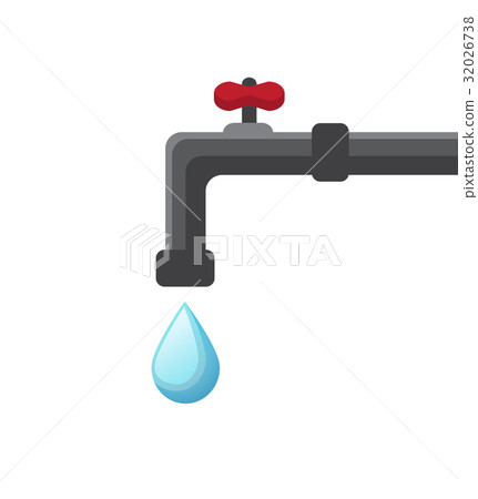 Water drips from the tap Water drips from the tap 32026738
