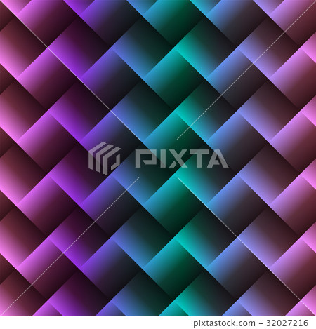 3d square mosaic seamless pattern 32027216