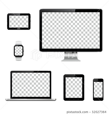 Digital devices with transparent wallpaper screen Digital devices with transparent wallpaper screen 32027364
