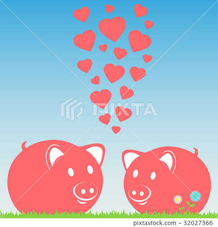 Lovers pink pigs Lovers pink pigs 32027366