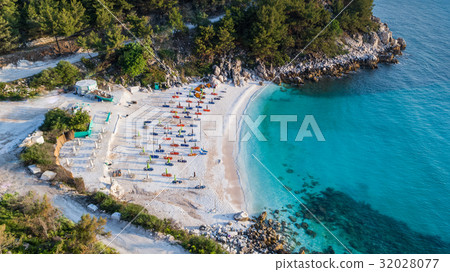 Marble beach (Saliara beach). Thassos, Greece Marble beach (Saliara beach). Thassos, Greece 32028077
