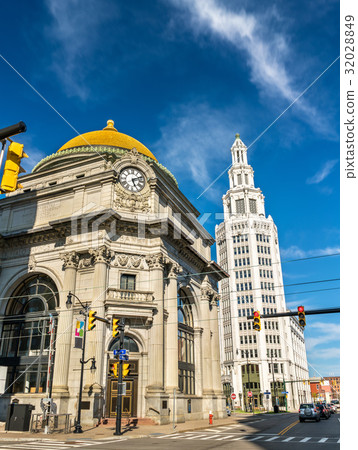 The Buffalo Savings Bank, a historic neoclassical 32028849