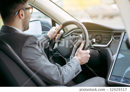 Person transportation by eco car modern technology Person transportation by eco car modern technology 32029317