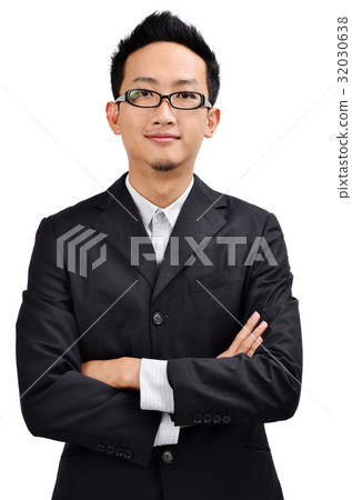 Asian executive isolated Asian executive isolated 32030638