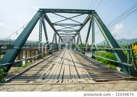 Memorial Bridge in Pai, Thailand Memorial Bridge in Pai, Thailand 32030674