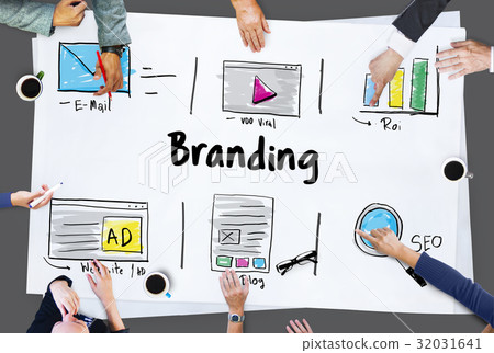 Online Strategy Media Marketing Icons Online Strategy Media Marketing Icons 32031641