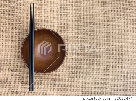 Chopsticks in asian set table Chopsticks in asian set table 32032474