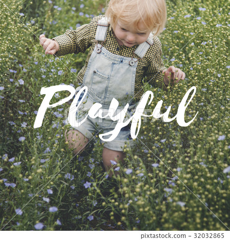 Innocence Adorable Playful Curiosty Pure Word 32032865