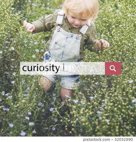 Innocence Adorable Playful Curiosty Pure Word 32032890