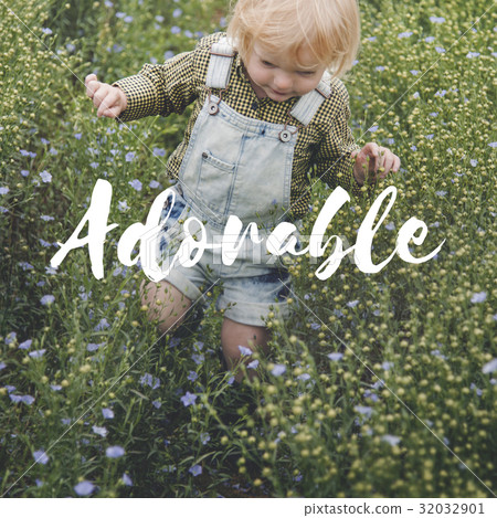 Innocence Adorable Playful Curiosty Pure Word 32032901