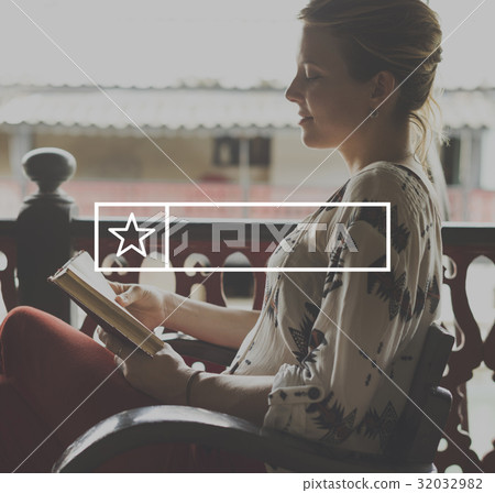 Leisure Relax Reading Banner Frame 32032982