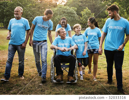 Group of Diversity People Volunteer Community Service 32033316
