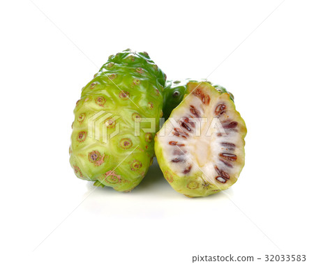 Exotic Fruit - Noni on white background Exotic Fruit - Noni on white background 32033583