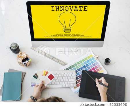 Bulb Sign Idea Symbol Word Bulb Sign Idea Symbol Word 32033698