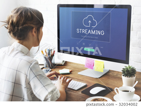 Cloud Network Data Backup Concept Cloud Network Data Backup Concept 32034002