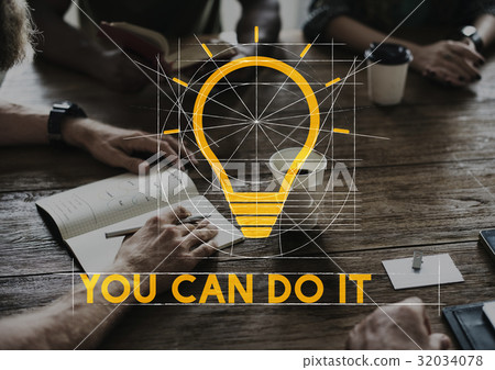 Creative Thinking Brainstorm Word Phrase 32034078