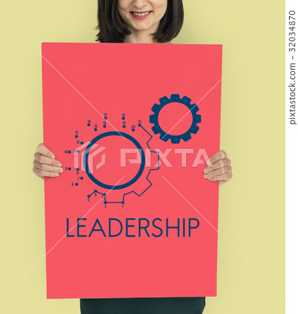 Connection Partnership Leadership Corporation Gear Icon Graphic Word 32034870