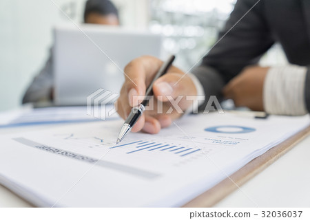 business people working and analyzing data business people working and analyzing data 32036037