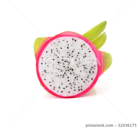 Dragon Fruit on white background Dragon Fruit on white background 32036175