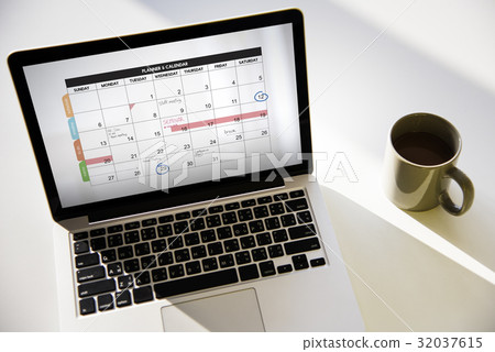 Calendar Planner Agenda Schedule Concept 32037615