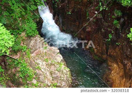 Clear current of Kawaura valley Clear current of Kawaura valley 32038318