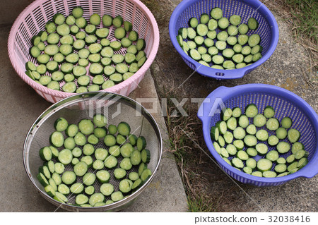 曬乾為黃瓜泡菜 32038416