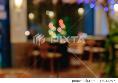 Abstract blurred Shabu and BBQ restaurant interior Abstract blurred Shabu and BBQ restaurant interior 32038897