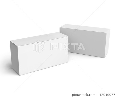 blank paper boxes - Stock Illustration [32040077] - PIXTA