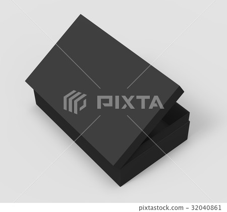 black blank box design black blank box design 32040861