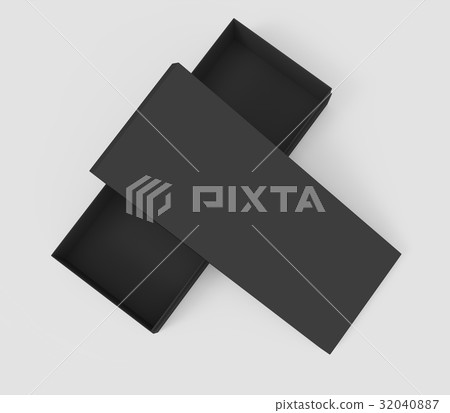 black blank box design - Stock Illustration [32040887] - PIXTA