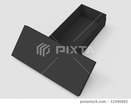 black blank box design - Stock Illustration [32040892] - PIXTA