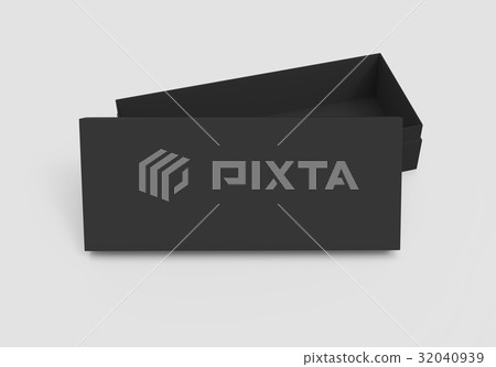 black blank box design black blank box design 32040939