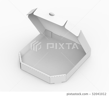 white pizza box 32041012