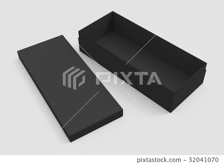 black blank box design black blank box design 32041070