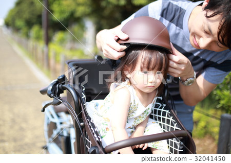 Parent / Child Bicycle (Ikumen Helmet Safe Security Electric Bicycle Papa Own Copy Space Father) 32041450