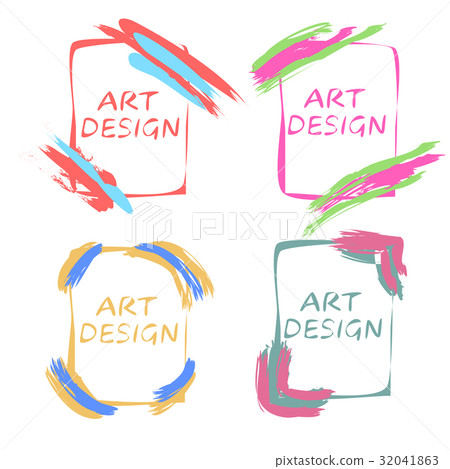 Pop art design. Frames for an gallery, art studio 32041863